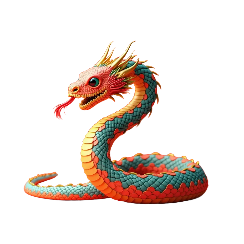 Colorful Dragon Snake